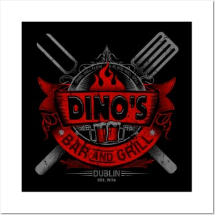 DINO'S BAR AND GRILL Posters and Art